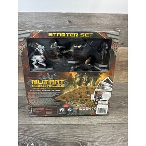 Mutant Chronicles - Starter Game Set With 6 Collectible Miniatures - New Sealed